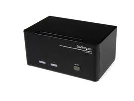 2 PORT TRIPLE MONITOR DVI USB KVM SWITCH