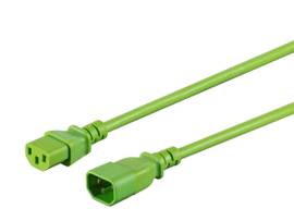 MONOPRICE 6FT 18AWG GREEN POWER CORD CABLE WITH 3