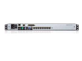 8-PORT 17IN DUAL RAIL LCD KVM TAA COMPL