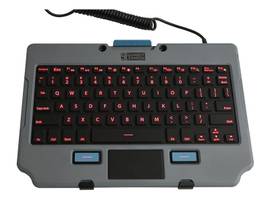 GAMBER RUGGED LITE BACKLIT KEYBOARD FRENCH CA. USE WITH QUICK RELEASE KEYBOARD TRAY (7160-1470-00)
