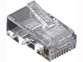 BLACK BOX CORP CAT5E MOD PLUG UNSHLD 50 PACK