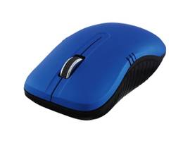 WIRELESS OPTICAL MOUSE, MATTE BLU