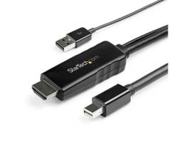 HDMI 1.4 to DisplayPort 1.2 active adapter cable with 4K 30Hz video/HDCP 1.4/Aud