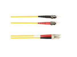 OS2 9/125 Singlemode Fiber Optic Patch Cable OFNR PVC ST-LC YL 5M