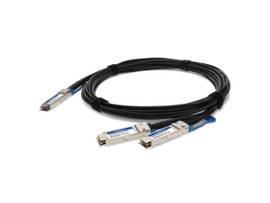 AddOn MSA and TAA Compliant 100GBase-CU QSFP28 to 2xQSFP28 Direct Attach Cable (
