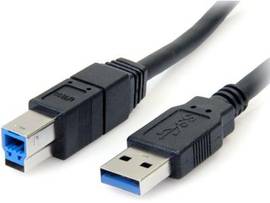 6 FT BLACK SUPERSPEED USB 3.0 CABLE A/B