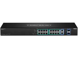 TRENDNET 18-PORT GIGABIT HIGH POWER POE+ SWITCH