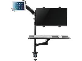 CTA DIGITAL 2IN1 MONITOR/TABLET MOUNT+KEYBOARD TRAY