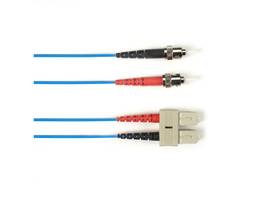 2m (6.5FT) STSC BL OM1 MM Fiber Patch Cable INDR Zip OFNP