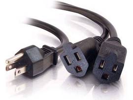 C2G 1-2 PWR CORD SPLITTER