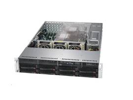 SUPERMICRO BLACK 2U SC825TQC SAS3 LP CHASSIS W/ RED. 1000W PWS