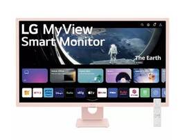 LG MyView Smart Monitor 32IN 32SR50F-P with IPS 16:9 Display Pink