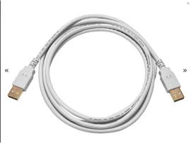 MONOPRICE USB-A TO USB-A 2.0 CABLE - 28/24AWG_ GOL