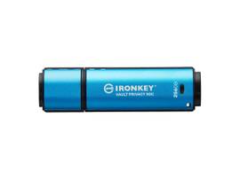 KINGSTON 256GB USB-C IRONKEY VAULT PRIVACY 50C AES-256 ENCRYPTED, FIPS 197