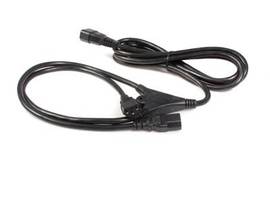 10FT POWER EXTENSION CORD C14 TO 2X C13