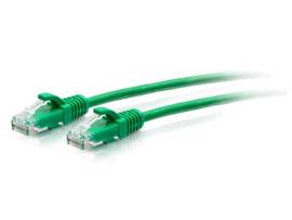 C2G 25FT CAT6A GREEN SLIM ETHERNET