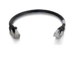 C2G 6IN CAT6 SNAGLESS STP CABLE-BLK