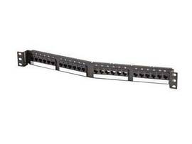 LEGRAND-ORTRONICS 24PORT,ANGL,CAT6 TECHCHOICE 1RU PANEL
