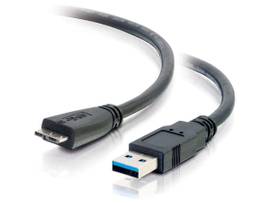 C2G 1M USB 3.0 A MALE TO MICRO B MALE CABLE