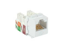 BLACK BOX CORP CAT6A KEYSTONE JACK, WHITE