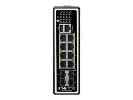 TRIPP INDUSTRIAL GBE SWITCH 8-PORT MANAGED 4 GBE SFP POE+