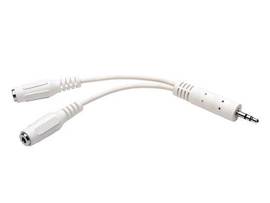 3.5mm Mini Stereo Cable adapter Y Splitter for Speakers and Headphones (M to 2x
