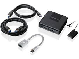 IOGEAR 4X2 USB3 PERIPHERAL SHARING W/ USB-C
