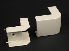LEGRAND-WIREMOLD NM OUTSIDE ELBOW PN10 WHI