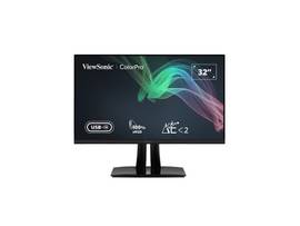 VIEWSONIC 32IN 4K UHD PROFESSIONAL GRAPHIC DESIGN MONITOR USB-C 90W 3840X2160 RESOLUTION PANTONE VALIDATED