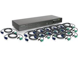 IOGEAR SWTCH 16P KVM W/16 USB W/CBLS