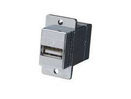 BLACK BOX CORP USB PANEL-MOUNT ADAPTERS, SILVER FAUSB31
