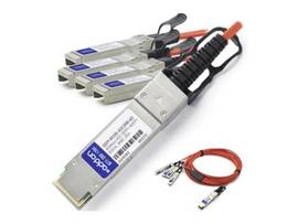 AddOn Cisco Compatible TAA Compliant 40GBase-AOC QSFP+ to 4xSFP+ Direct Attach C
