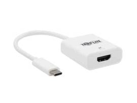 TRIPPLITE USB C TO HDMI ADAPTER 8K HDR M/F WHITE