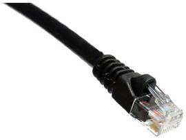 AXIOM 2FT CAT6A 650MHZ PATCH CABLE MOLDED BOOT (BLACK)