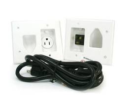 MONOPRICE RECESSED PRO POWER KIT W/STRAIGHT BLADE