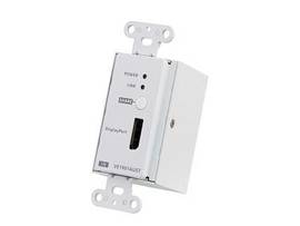 ATEN DISPLAYPORT HDBASET LITE TRANSMITTER POE AND US WALL PLATE
