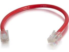 C2G 5FT CAT6 NON BOOTED PATCH CBL RED