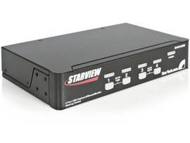 4 PORT VGA USB KVM SWITCH WITH HUB