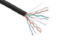 AXIOM CAT5E 24AWG 4-PAIR SOLID CONDUCTOR 350MHZ BULK CABLE SPOOL 1000FT (BLACK)