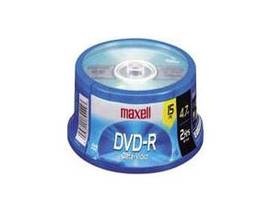 MAXELL 15PK DVD-R WO 16X 4.7GB RECORDBL SPDL