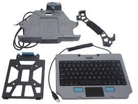 GAMBER KIT: SAMSUNG GALAXY TAB ACTIVE PRO/ACTIVE4 PRO DOCKING STATION (7160-1418-00) WITH HAND STRAP (7160-1465-00), RUGGED LITE KEYBOARD