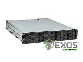 SEAGATE 2U12 12G SAS EBOD JBOD RACKMOUNT ENCLOSURE STORAGE SYSTEM SUPPORTS 3.5 AND SMALL FORM FACTOR (SFF) 2.5 EXOS HARD DRIVES (HDD) AND NYTRO SOLID