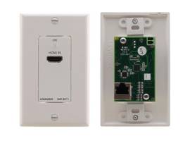 KRAMER WP-571/US(W) US SIZE WALL PLATE TRANSMITTER WHT 1 GANG DESIGN FRAME