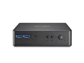 SHUTTLE 0.85 LITER, THIN-CLIENT PC WITH FAN, INTEL ALDER LAKE CORE I3-1215U CPU, MAX 64GB DDR4 SODIMM