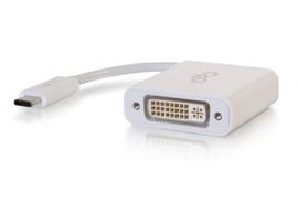 C2G USB-C TO DVI ADAPTER WHITE