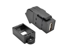 TRIPP LITE ANGLED COUPLER (F/F), BLACK