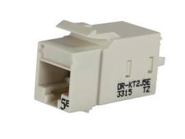 LEGRAND-ORTRONICS KT2 KEYSTONE CAT5E JACK, FOGWHT