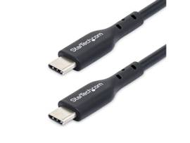STARTECH 1M (3FT) USB C CHARGING CABLE, USB-C CABLE, USB 2.0 TYPE-C LAPTOP CHARGER CORD, 60W 3A POWER DELIVERY, TPE JACKET, USB-C DATA TRANSFER CABLE,