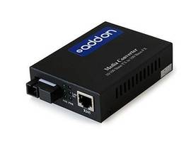 AddOn 10/100Base-TX(RJ-45) to 100Base-BXD(SC) BiDi SMF 1550nm/1310nm 20km POE Me
