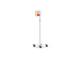 COMPULOCKS GALAXY TAB A8 10.5INCH SPACE ENCLOSURE MEDICAL ROLLING CART PLUS HUB WHITE